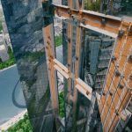 Este es el modelo de prueba del primer ascensor sin cables