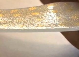 Piel artificial para sentir presión y temperatura