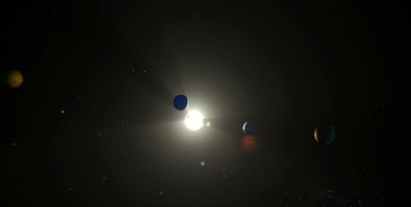 Revelan nuevo sistema solar parecido al nuestro