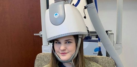 Casco que reinicia el cerebro