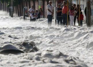 Granizo en México: así quedó la ciudad de Guadalajara bajo el hielo granizo en méxico