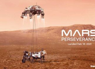 el Perseverance aterrizó en Marte