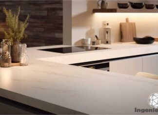 Solid Surface en Diseño: ¿Es realmente la mejor opción? Descubre sus ventajas y desventajas encimera de cocina con Solid Surface