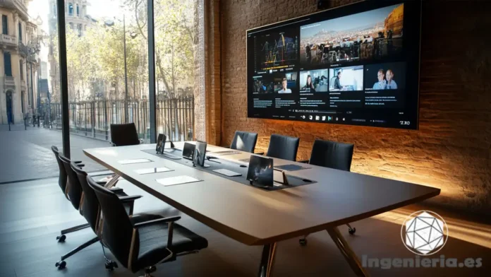 Beneficios de incorporar pantallas a reuniones y conferencias