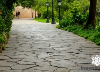 ventajas del hormigón impreso para renovar senderos