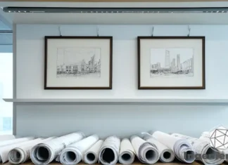 Rieles para colgar cuadros en espacios profesionales