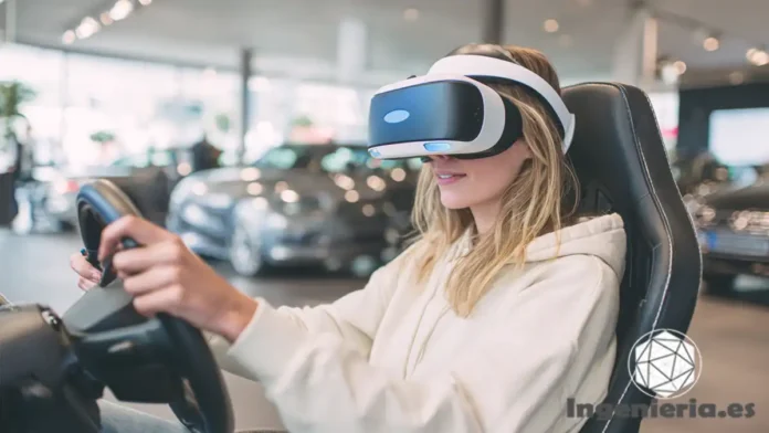 Aplicación de realidad virtual en pruebas de vehículos en concesionarios