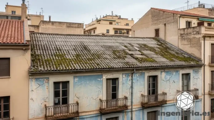 Cómo reconocer signos ocultos de amianto en tejados antiguos
