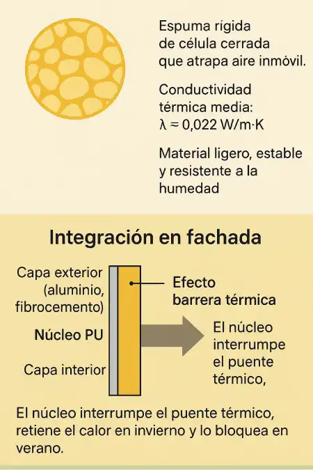 INFOGRAFÍA Qué hace tan eficaz al núcleo de poliuretano