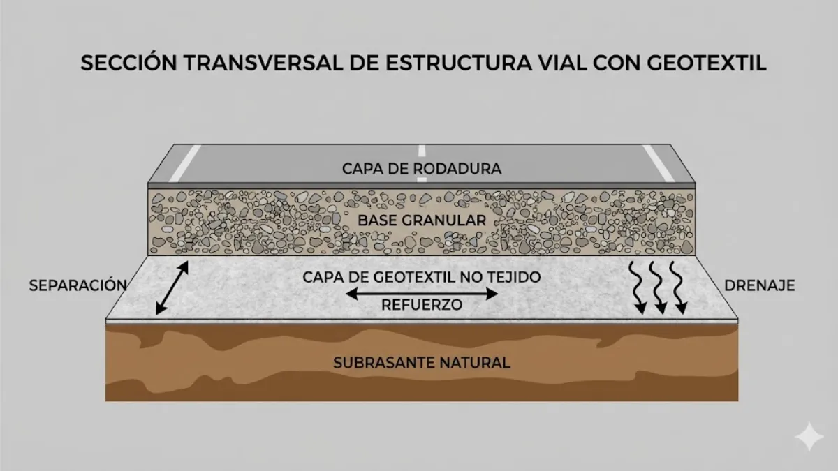 Estabilización del terreno y refuerzo del firme