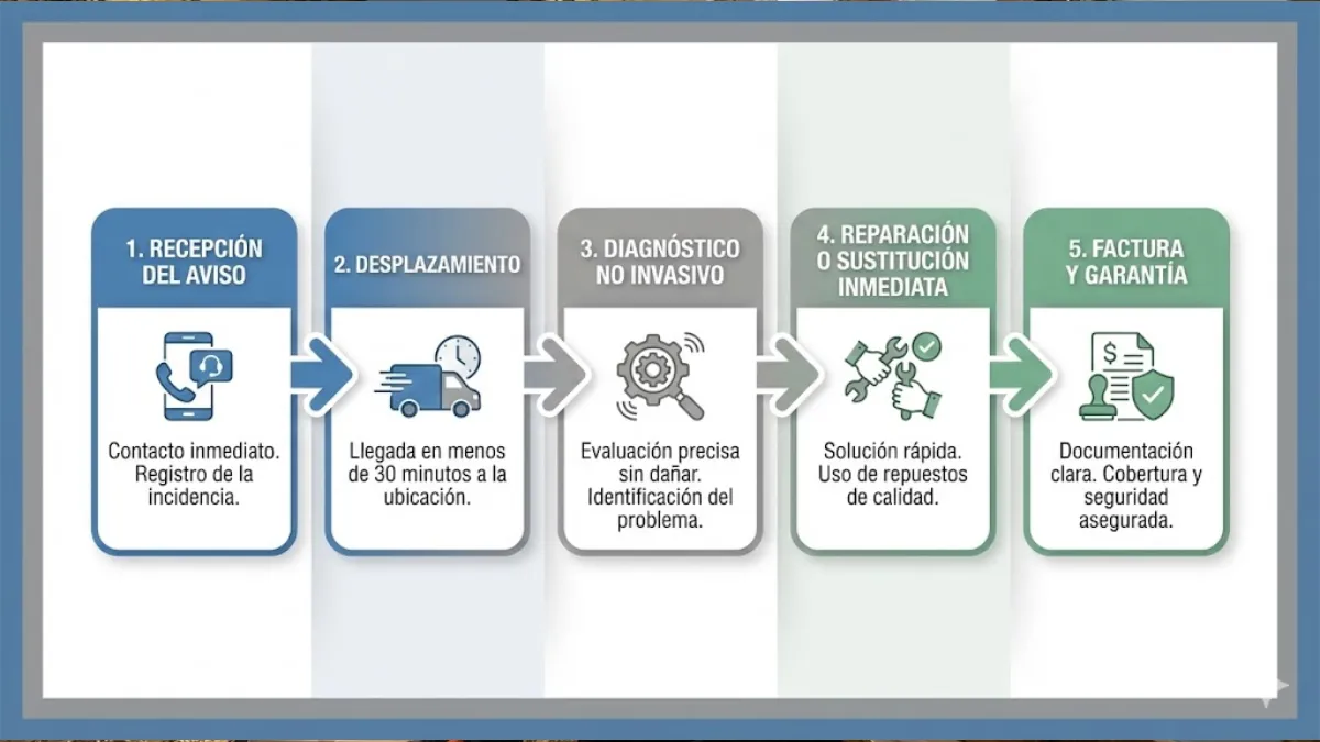 Funciones de un cerrajero urgente paso a paso