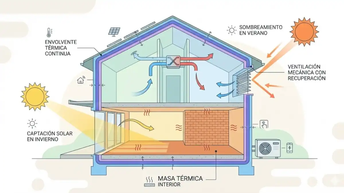 Qué es una casa eficiente en 2026