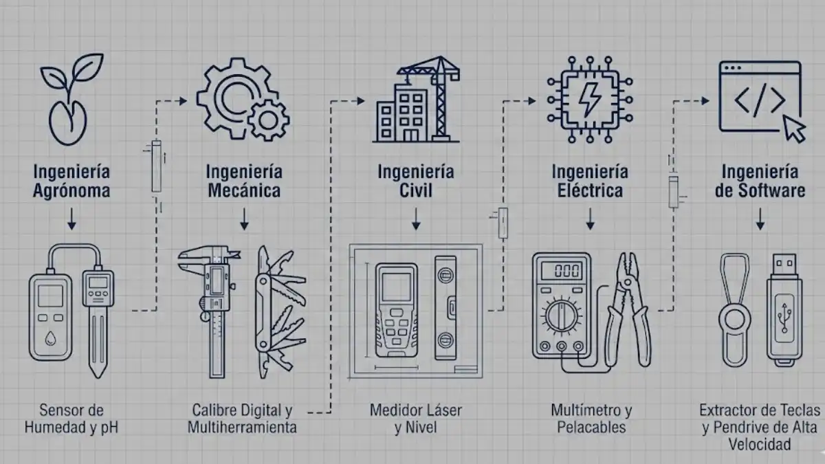 Tabla para ramas de ingeniería