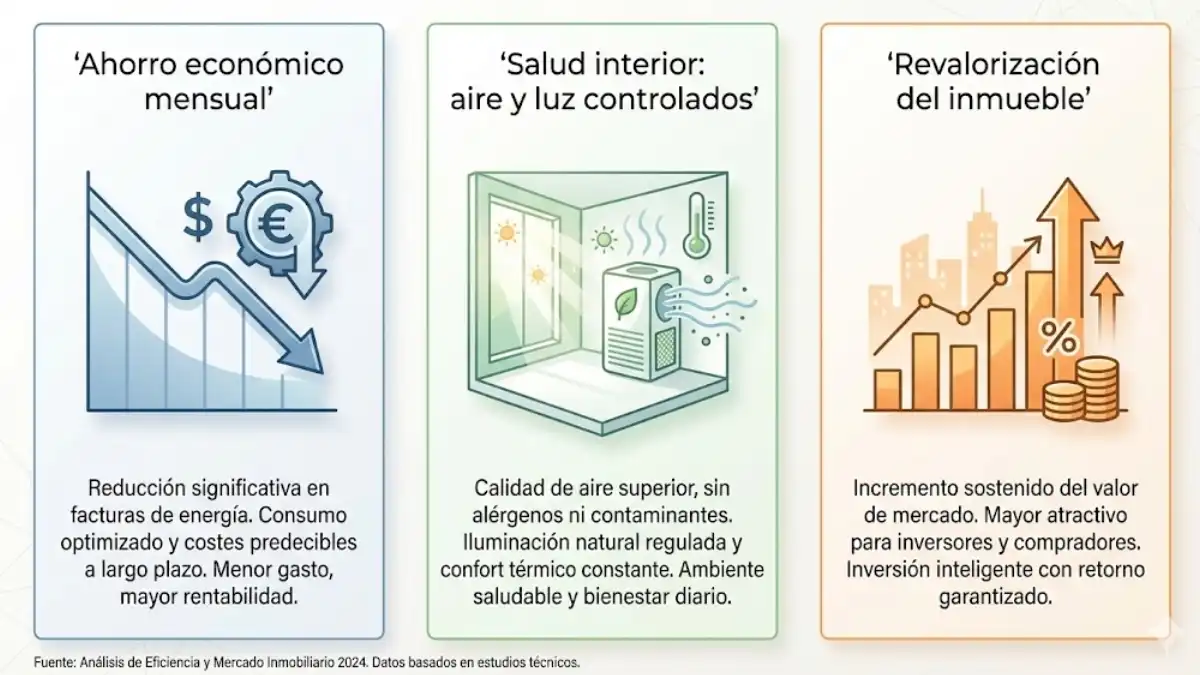 Ventajas de las viviendas eficientes para el usuario final