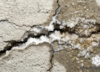 cómo funciona hormigón autorreparable