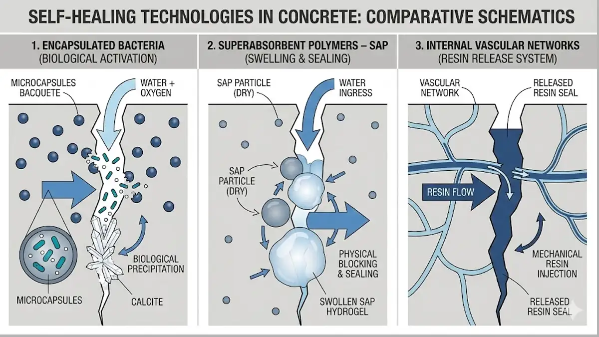 tecnologías adicionales de autorreparación