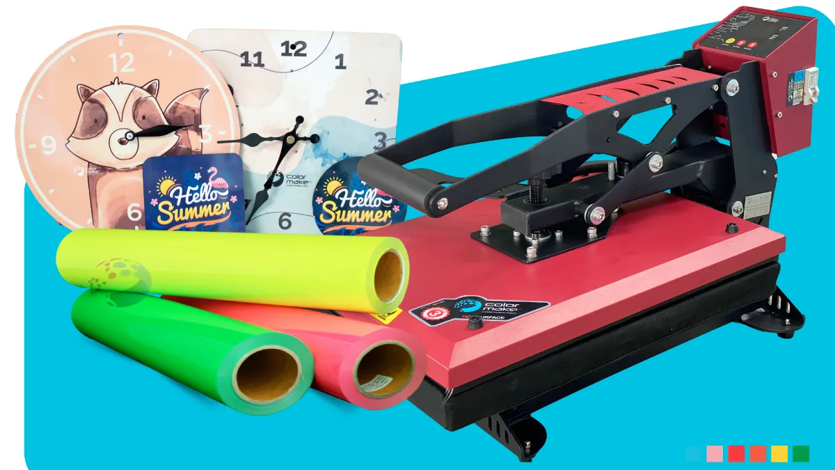 Qué puedes sublimar con las planchas de sublimación de Color Make