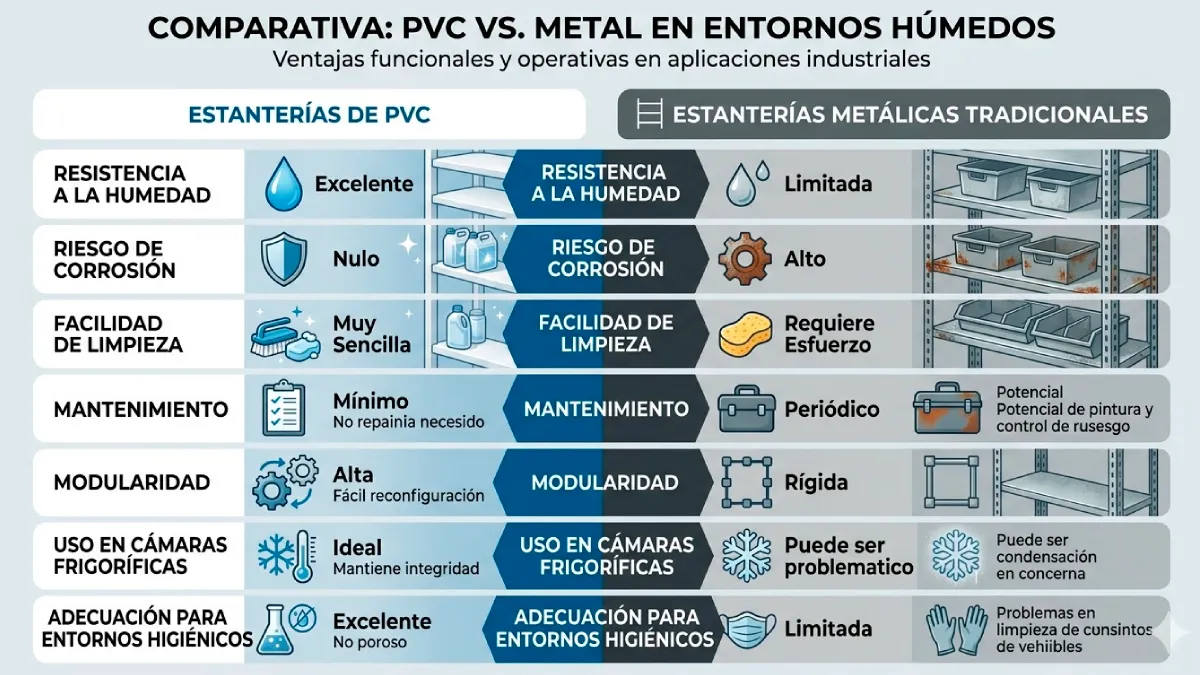 Infografía comparativa_ PVC frente a otros materiales