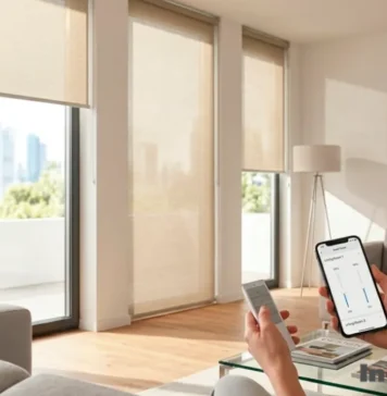 cómo funciona la motorización de estores en casa