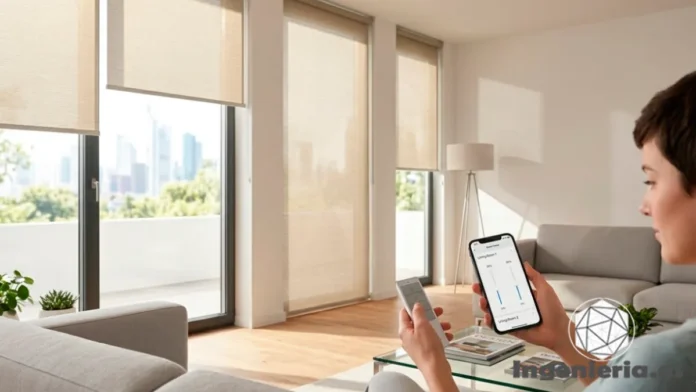 cómo funciona la motorización de estores en casa