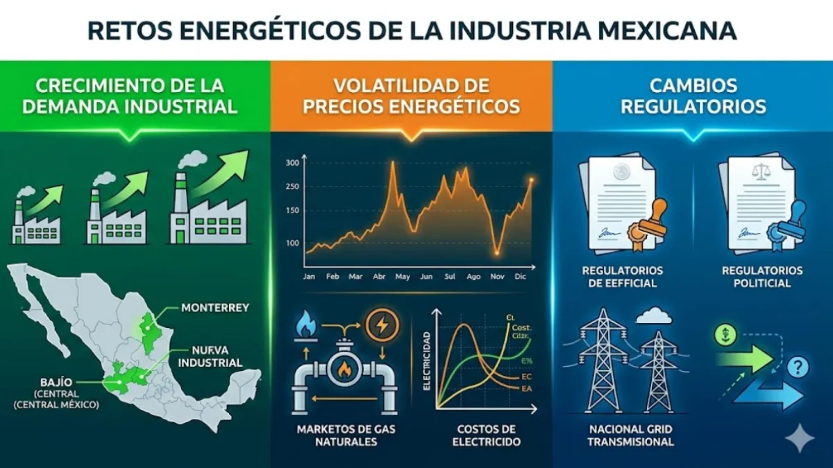 retos energéticos de la industria mexicana