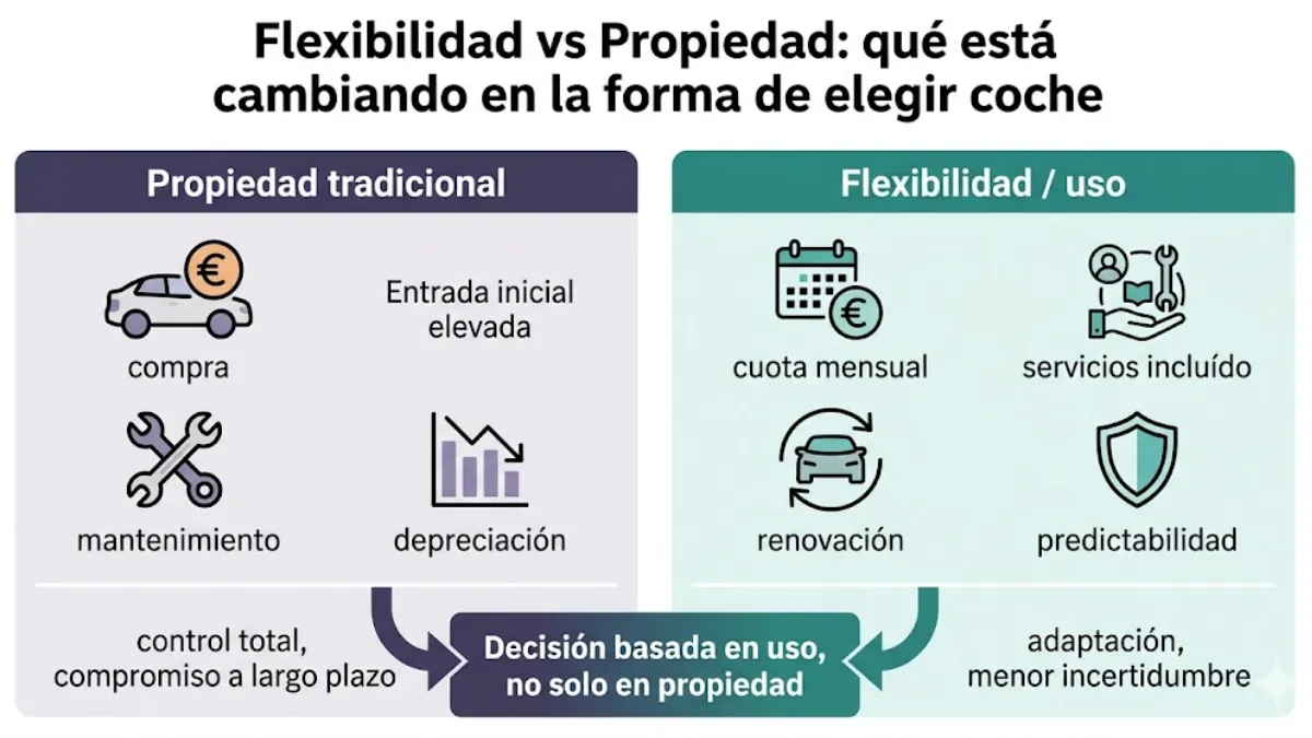 Flexibilidad vs Propiedad 