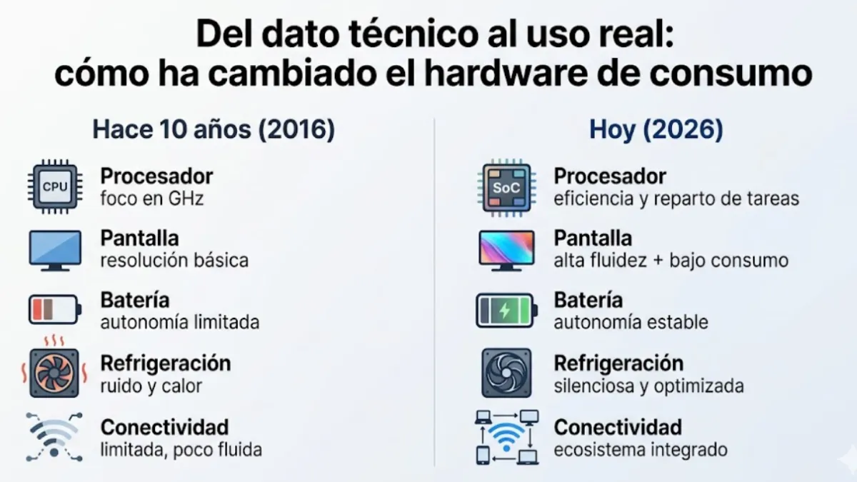 evolución del hardware de consumo