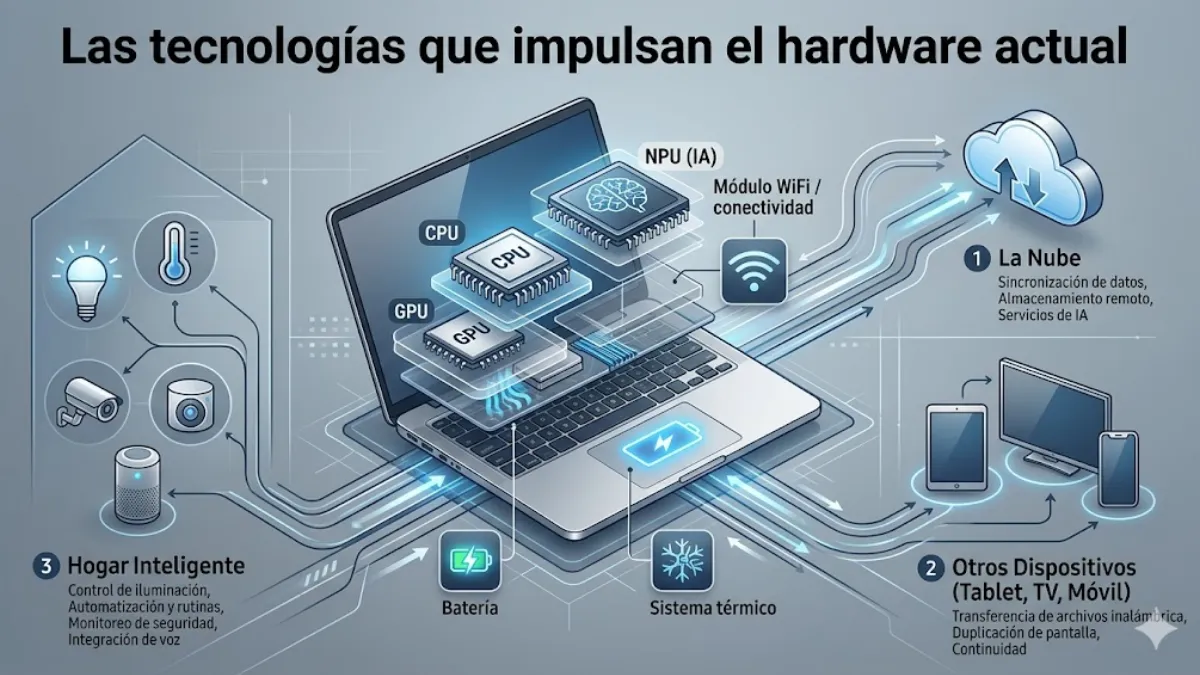 tecnologías que impulsan el hardware actual