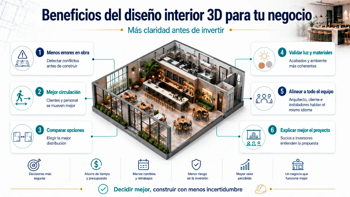 beneficios del diseño interior 3D