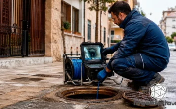Tecnologías actuales para detectar atascos y fugas en redes de saneamiento sin hacer obras Inspección de tuberías con cámara para detectar fugas y atascos sin obras en redes de saneamiento.