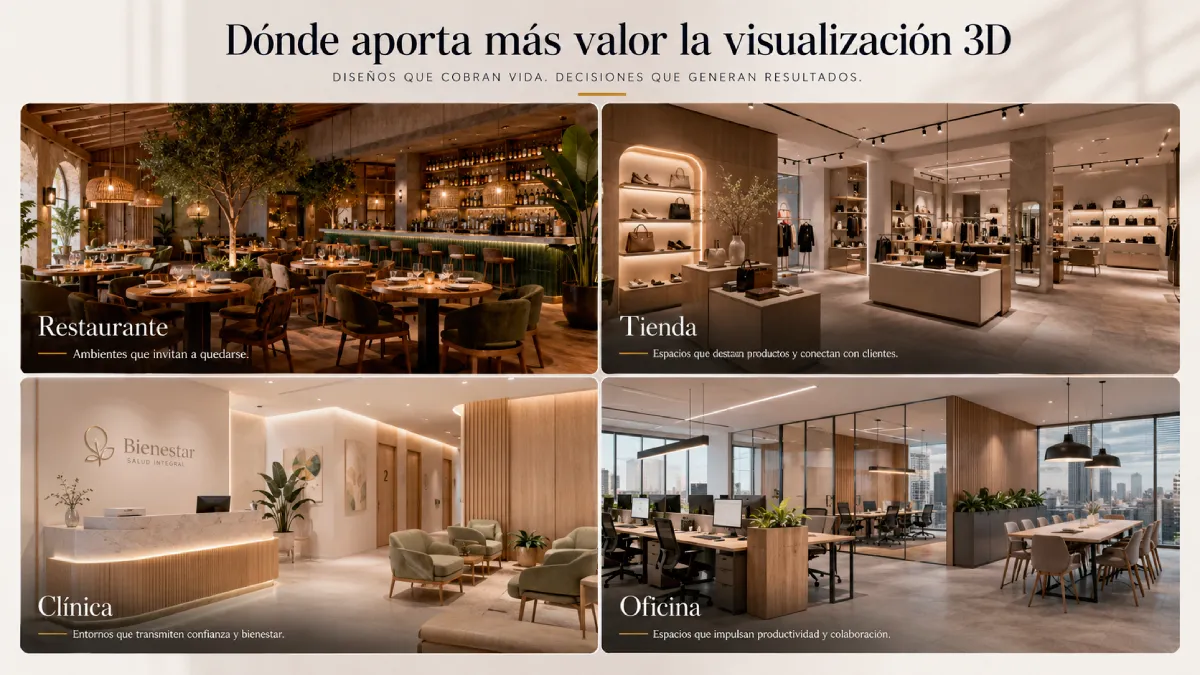 visualización 3D