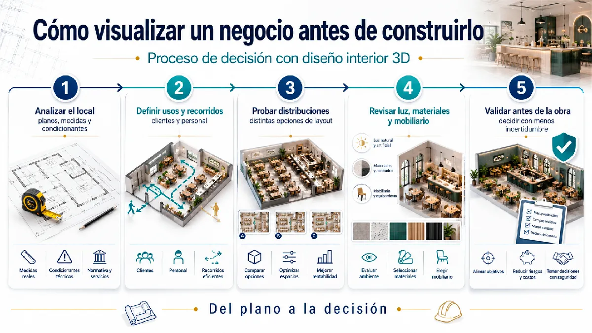 visualizar local antes de reformar