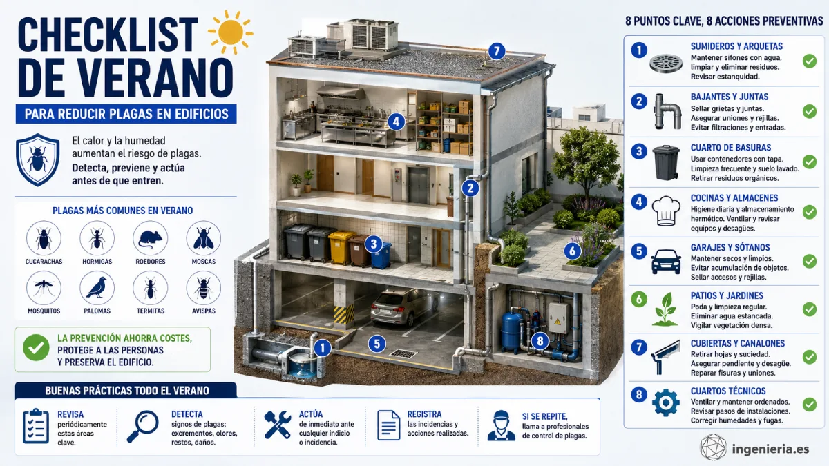 cheaklist de verano infografía