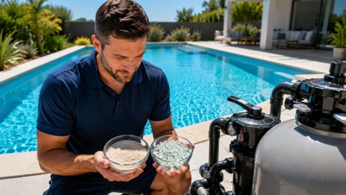 cuándo conviene cambiar la arena de sílice por vidrio filtrante en una piscina cuándo conviene cambiar la arena de sílice por vidrio filtrante en una piscina