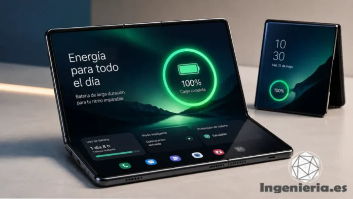 mejores teléfonos inteligentes plegables con larga duración de batería