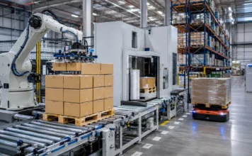cómo conectar el final de línea de producción con la intralogística automatizada