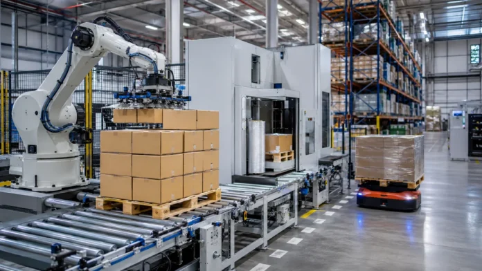 cómo conectar el final de línea de producción con la intralogística automatizada cómo conectar el final de línea de producción con la intralogística automatizada