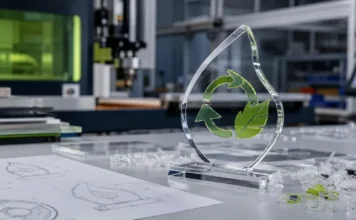 cómo se fabrica un trofeo de metacrilato reciclado paso a paso (1)
