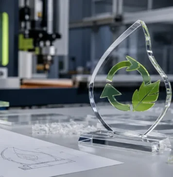 Cómo se fabrica un trofeo de metacrilato reciclado paso a paso: del residuo al acabado final cómo se fabrica un trofeo de metacrilato reciclado paso a paso (1)