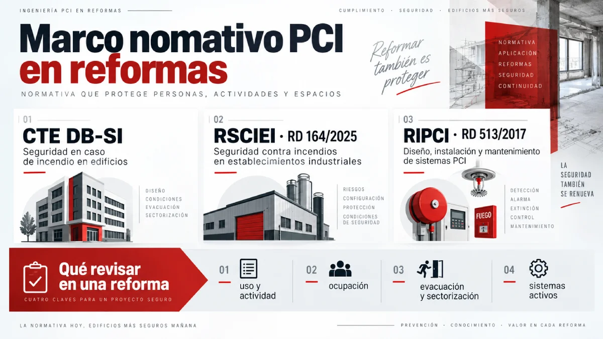 marco normativo PCI en reformas infografía