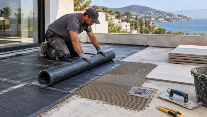 Qué sistema de impermeabilización elegir para una terraza antes de colocar baldosas Qué sistema de impermeabilización elegir para una terraza antes de colocar baldosas